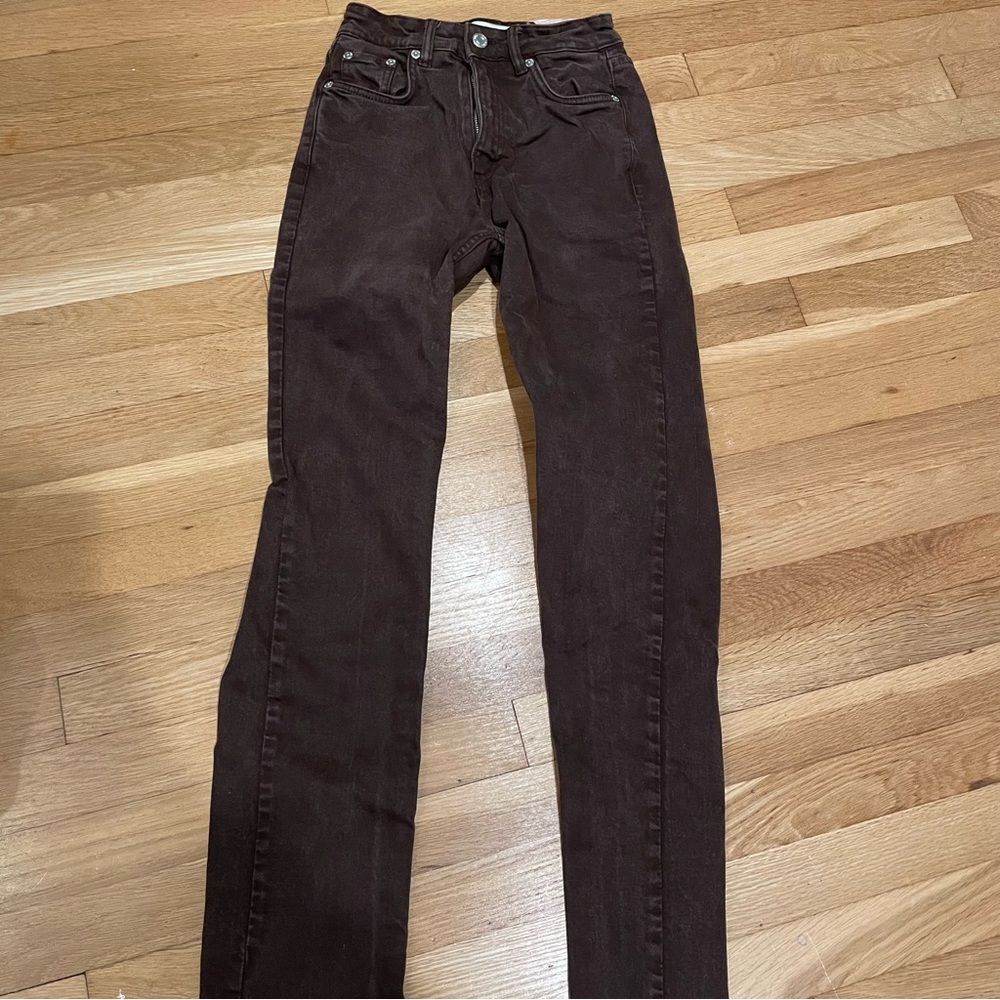 Zara Slit High Rise Jean - Picture 2 of 7